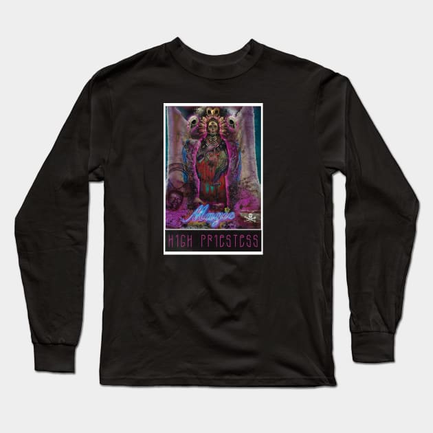 High Priestess Long Sleeve T-Shirt by Artgirl253